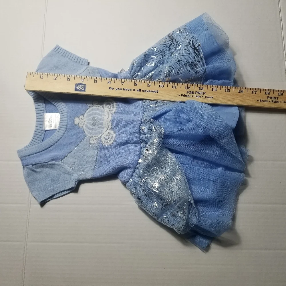 DISNEY PRINCESS CINDERLLA BLUE DRESS SIZE 12 MONTH
